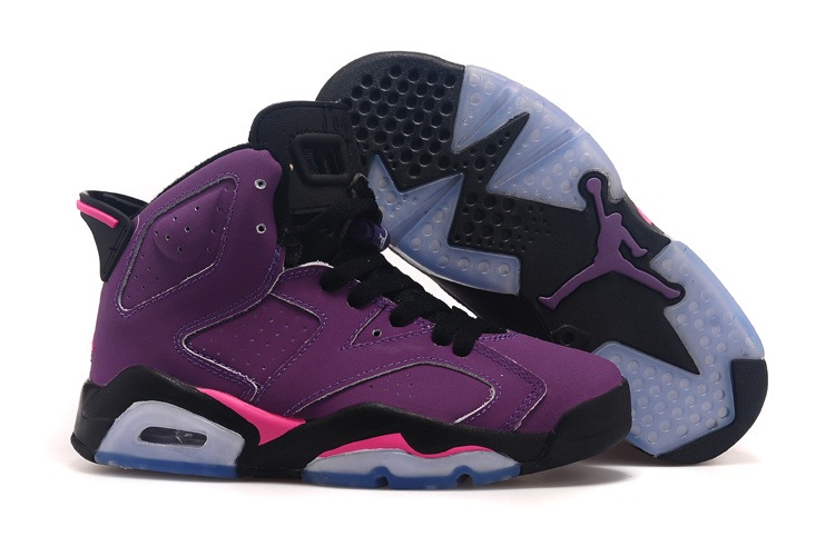 Running weapon Cheap Wholesale Nike Shoes Air Jordan 6 Retro Grape